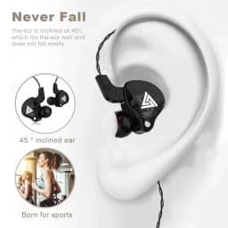 AK6 Gaming Earbuds with Mic Universal 3.5mm Jack HiFi Sport Headphones in Ear Earphones for Running Stereo Bass Music Headset