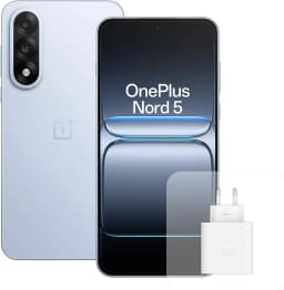 OnePlus Nord 5 Smartphone , 6.83 Inch AMOLED Display, Snapdragon 8s Gen 3, Dual Camera 50 MP, 5200mAh Battery, with 80W Charger