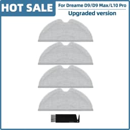 Fit For Dreame D9 / D9 Max / L10 Pro / Trouver LDS Finder RLS3 Parts Roller Side Brush Hepa Filter Mop Cloth Dusbin Water Tank