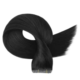 Moresoo Butterfly Weft Hair Extensions Pu Hole Weft Double Sided Genius Weft Bundles Hand Tied Weft Invisible Weave For Women