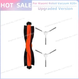Fit For Xiaomi Robot Vacuum X20+, X10+ / X20 Plus, X10 Plus Parts Roller Side Brush Hepa Filter Mop Cloth Dust Bag Accessories