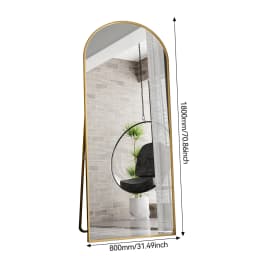 Rosahqnda Full Length Mirror 53x162cm Standing Mirror,Wall Mounted, Leanning, Floor Mirror,Full Body as Dressing Vanity Mirror