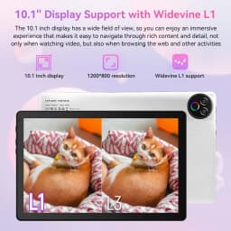 10.1 Inch Ultra Thin Tablet PC Android 15 A333 Five Core 20GB Virtual RAM 64GB ROM 1280*800 HD Screen 5000mAh WIFI Office Learning Tablet Only Tablet No Accessories