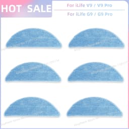 Fit For ( iLife V9 / V9 Pro / G9 / G9 Pro / A12 Pro ) Vacuum Parts Filter Side Brush Mop Cloth Dust Bag Replacement Accessories