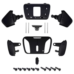 eXtremeRate Replacement Redesigned K1 K2 K3 K4 Back Buttons Housing Shell for ps5 Controller, RISE4 Remap Kit - 19 colors