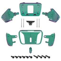 eXtremeRate Replacement Redesigned K1 K2 K3 K4 Back Buttons Housing Shell for ps5 Controller, RISE4 Remap Kit - 19 colors