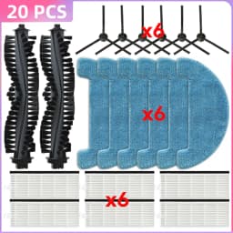 Fit For( Danhui X420 / Haier HSR Care / KitFort KT 590 / Isweep D520 / Gutrend Style Aqua 200 ) Brush Filter Mop Cloth Parts