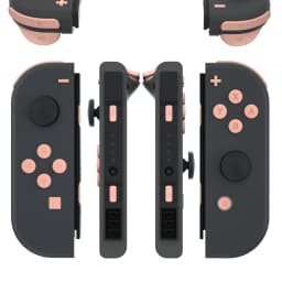 eXtremeRate Full Set Buttons with Tools for NS Switch & OLED JoyCon, Soft Touch ABXY SR SL L R ZR ZL Trigger - White