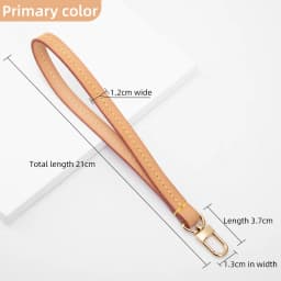 CRAZYSMITH Wrist Strap Wallet For LV POCHETTE TO-GO Handbag Handle 21cm Long Clutch Bag Straps Purse Handle Belt Bag Accessories