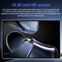 New 2026 5G Tablet 10.58 Inch HD Display 16GB RAM 1TB ROM 20000mAh 14 Core Android13 GPS WPS Dual SIM With Keyboard