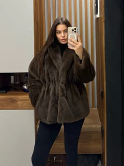 Mumaroho 2026 Winter Women Luxury Faux Fur Jacket Plush Coat Thick Warm Heavyweight Soft Fuzzy Outerwear Overcoat Thermal Lining