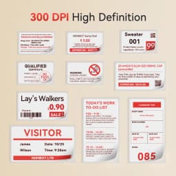 Niimbot Red & Black Dual Color Thermal Label Paper for B21 Pro Printer 300dpi Photo Paper With Adhesive Backing Card Stickers