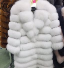 2026 Suit Collar Winter Real Fox Fur Coat Thick Warm Sable Women's Light Brown Long Jacket The Fox Fur Coat