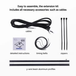Original RAY5 Extension Parts Kit For LONGER RAY5 20W 10W 5W Engraving Cutting Machine Accessories Expand to 400 * 850mm
