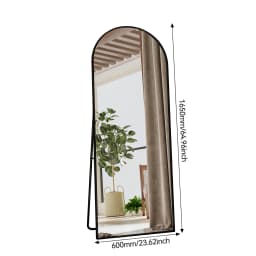 Rosahqnda Full Length Mirror 53x162cm Standing Mirror,Wall Mounted, Leanning, Floor Mirror,Full Body as Dressing Vanity Mirror