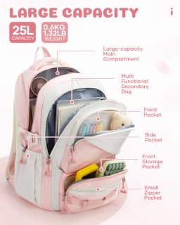 Girls' Backpack, School Backpacks, Girls' School Backpack, School Teenager Backpacks, Children's Backpack Waterproof Backpack