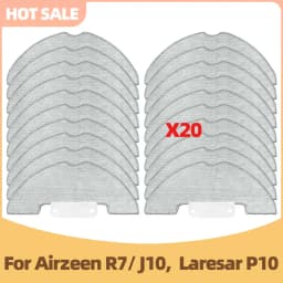 Compatible For Airzeen R7/ J10, Laresar P10 Vacuum Parts Main Side Brush Filter Mop Cloth Replacement Accessories