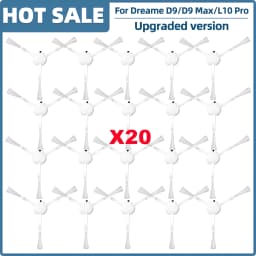 Fit For Dreame D9 / D9 Max / L10 Pro / Trouver LDS Finder RLS3 Parts Roller Side Brush Hepa Filter Mop Cloth Dusbin Water Tank