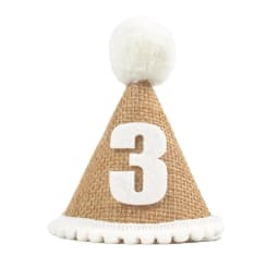 1pcs Burlap Birthday Hat Baby 1 2 3 4 5 6 7 8 9 Year Boy Girl Cone Hat Headband Baby Happy Birthday Party Decorations Kids Gift