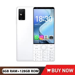 UNIWA DOOV R70 Pro 4G Smart Touch Screen Keypad Mobile Phone Android 14 4Inch 6GB RAM+128GB ROM 2120mAh Whatsapp Hebrew keyboard