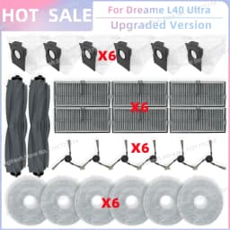 Fit For Dreame L10s Ultra Gen 3/ L40 Ultra/X40 Ultra/ L30s Pro Ultra Heat, MOVA P50 Pro Ultra/P10 Pro Ultra Brush Filter Mop Bag