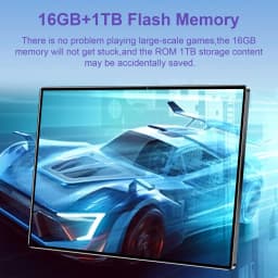 16MP 32MP Dual Camera 2025 5G Tablet 10.36 Inch Android13.0 16GB 1TB 20000mAh WiFi Bluetooth Dual SIM GPS With Keyboard