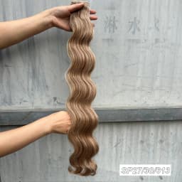 Magicae 30Inch 200g/Pc Chocolate Ombre Brown Orange Blond P27/613 Bio Body Wave Grey High Temperature Synthetic Hair Extension
