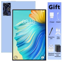 2026 New Android 13 Tablet 16GB RAM 1TB ROM 10 Core Processor 12000mAh Large Battery 16MP+32MP Dual Camera 5G WiFi Portable Tablet for Online Study Video Watching Home Entertainment Daily Use Nice Holiday Gift