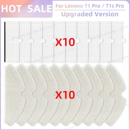 Fit For Lenovo T1S Pro / T1 Pro/ Proscenic M7 Pro / Honiture Q6 Parts Roller Side Brush Cover Guard Filter Mop Cloth Dust Bag