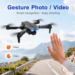 ZNLYRION FPV Drone Dual Camera Optical Flow Hover Foldable RC Quadcopter APP Path Flight Beginner Drone Toy