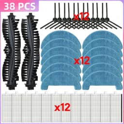 Fit For( Danhui X420 / Haier HSR Care / KitFort KT 590 / Isweep D520 / Gutrend Style Aqua 200 ) Brush Filter Mop Cloth Parts