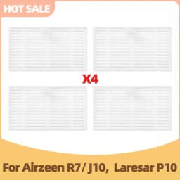 Compatible For Airzeen R7/ J10, Laresar P10 Vacuum Parts Main Side Brush Filter Mop Cloth Replacement Accessories