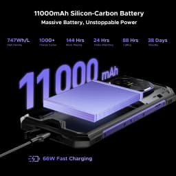 DOOGEE S300 Plus Thermal Imaging 5G Rugged Phone 6.78” FHD+120Hz 48GB+1TB Dimensity 8300 Octa-core 11000mAh Smartphon Android 16