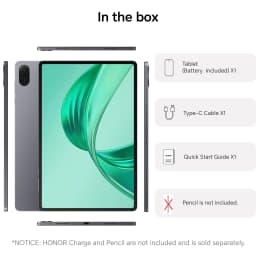 HONOR Pad X8a, 11-inch 90Hz High Refresh Rate HONOR FullView Eye Comfort Display, 4GB RAM+64GB ROM, Android 14, 8300mAh Ultra-large Battery, Large-amplitude Quad-speaker with Voice Enhancement