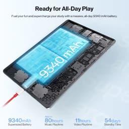 Global Version OnePlus Pad Lite Tablet 11-inch 90Hz Eye Care Display 9340 mAh Super-Large Battery MediaTek Helio G100