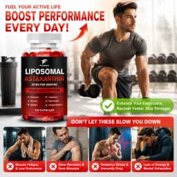 Liposomal Astaxanthin Capsules, with Phosphatidylcholine, Support Antioxidant, Brain, Eye, Cardiovascular, Joint & Skin Health