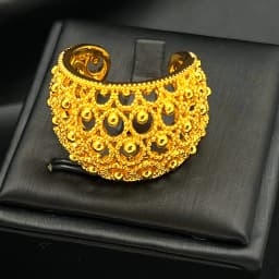ANIID Dubai 24k Gold Color Big Ring For Women Resizable Brazilian Wedding Bride Arabic Ethiopian Finger Cuff Ring Jewellery
