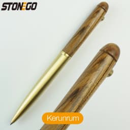 Wooden Retractable Roller Ball Pens Smooth Writing Signature Executive Business Ball Point 0.5mm Handcrafted Vintage Gift Pen