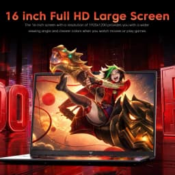 Acemagic S16 Laptop Amd Ryzen 7 H255 16 Inch 24Gb Lpddr5 Ram 512Gb Ssd Windows 11 Pro Wifi 6 Notebook Amd Radeon ™   780m Backlit Keyboard up to 4.9Ghz 180 °   Foldable