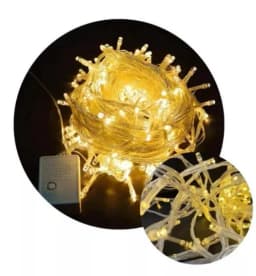 9M 8 Functions Transparent Wire-Neverdie 100 Led Flashes Christmas Light Cord