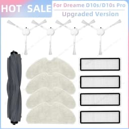 Fit For Dreame F10 RLF11SA, D9 Max Gen 2 / D10s / D10s Pro Vacuum Parts Main Roller Side Brush Filter Mop Cloth Accessories