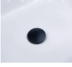 Smesiteli Accessories Bathroom Sink Pop-Up Alba Matte Black Waste Pipe First-Class Stopper Strainer With Hole Sewer Plug