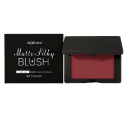 3.5G Dark Red Matte Blush Easy to Blend Non‑Smudge Sweatproof Creates Atmospheric Makeup Effect Versatile Cosmetic Blush Powder for Daily Makeup