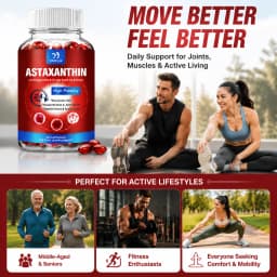 Astaxanthin Capsules - 24mg - Powerful Antioxidant Supplement Support Eye, Skin, Joint, Heart, Brain & Immune System Health