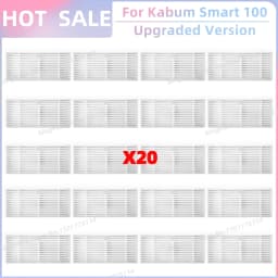 Fit For ( Kabum Smart 100 KBSF007, Nedis WIFIVCR001CBK, Nedis WIFIVCB01 ) Vacuum Parts Side Brush FIlter Mop Cloth Rubber Strip