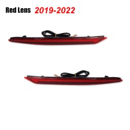 2pcs For Ford Mondeo Fusion LED Rear Bumper Reflector Lights Brake Warning Dynamic Turn Signal Lamp 12V 2013-2022