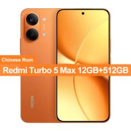 China Version Redmi Turbo 5 Max 512GB/256GB 50MP+20MP Camera 6.83 inch AMOLED Screen Dimensity 9500s 9000mAh Battery 100W