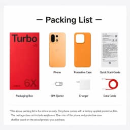 OnePlus Turbo 6X Pro China Version Dimensity 7400 Super 6.78" AMOLED 144HZ 50.0MP OIS 80W Charge 8000mAh IP69 Waterproof