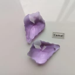 Camal 5PCS 38mm Colorful Maple Leaf K9 Crystal Glass Prisms Pendant SunCatcher Lamp Lighting Chandelier Parts Hanging Home Decor