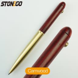 Wooden Retractable Roller Ball Pens Smooth Writing Signature Executive Business Ball Point 0.5mm Handcrafted Vintage Gift Pen
